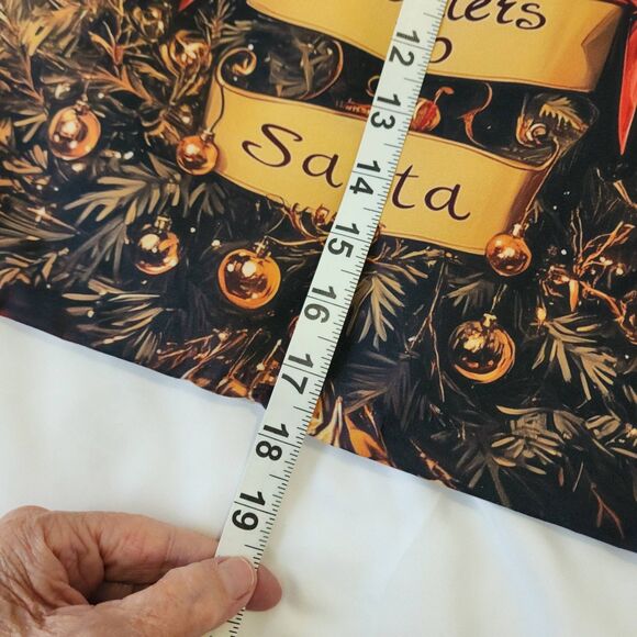 Vintage Christmas Pillow Covers 4 Set Retro Holiday Scene Artwork Decorative New - Picture 9 of 9